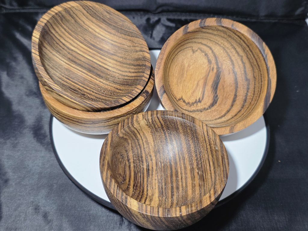 Handmade Zebrano Bowl (4")