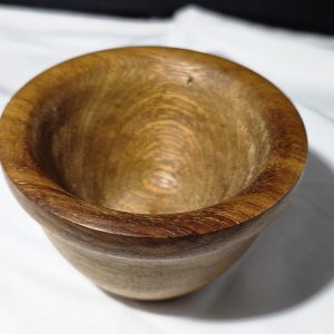 Handmade Iroko Bowl (4")