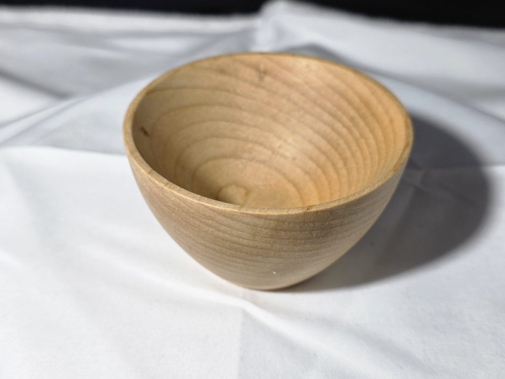 Handmade Maple Bowl (4")