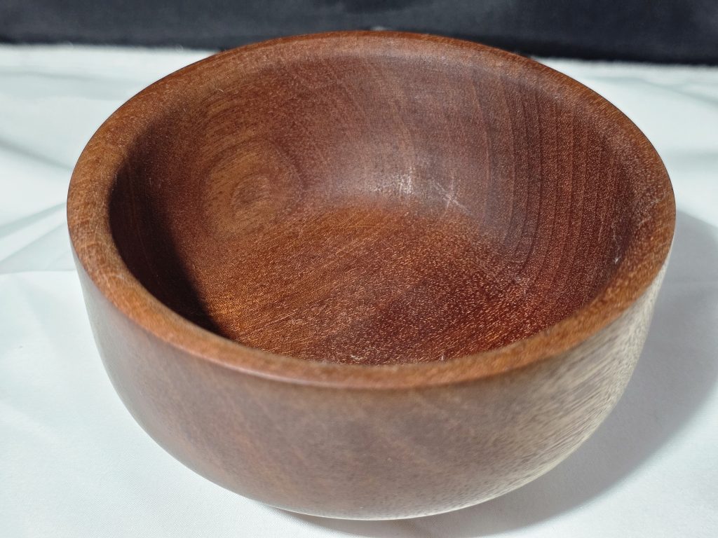Handmade Sapele Bowl (5")
