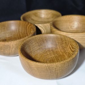 Handmade Oak Bowl (4")