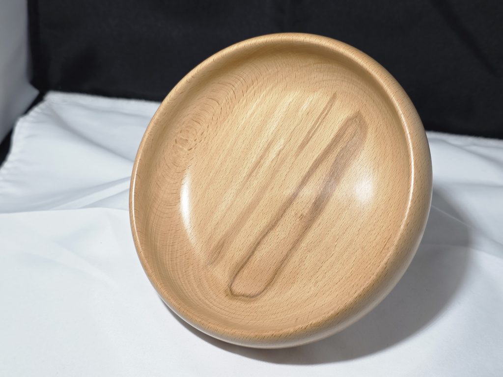 Handmade Beech Bowl (6")