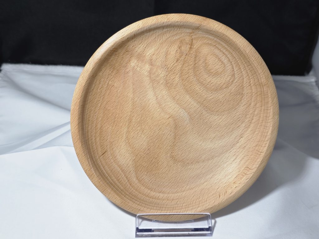 Handmade Beech Plate (6")
