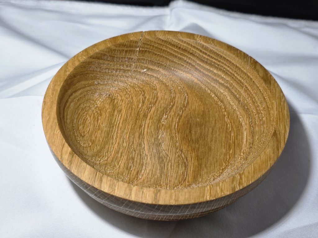 Handmade Oak Bowl (6")