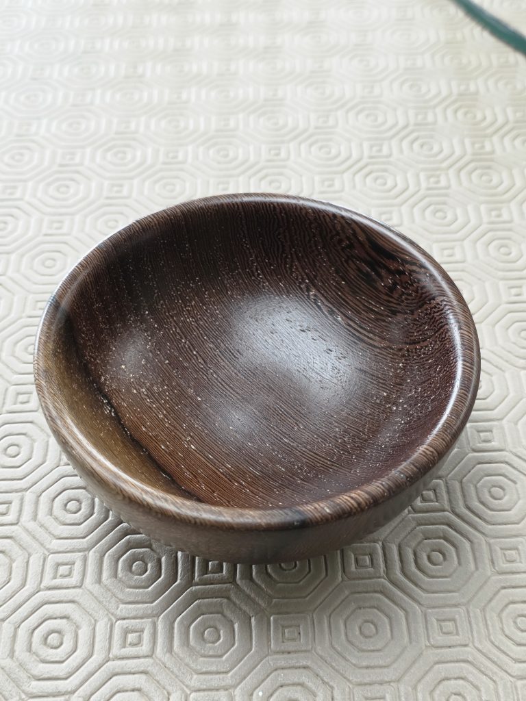 Handmade Wenge Bowl (5")