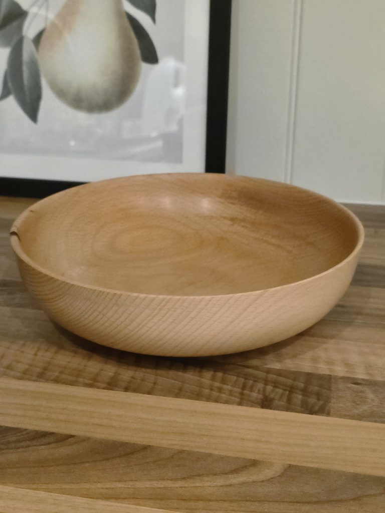 Handmade Cherry Wood Bowls (10")